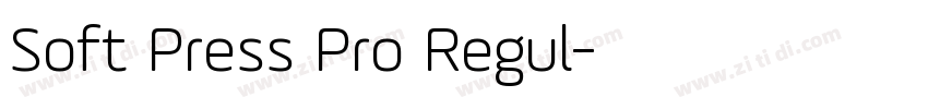 Soft Press Pro Regul字体转换